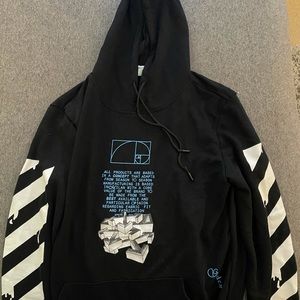 Off-white hoodie men’s size large
